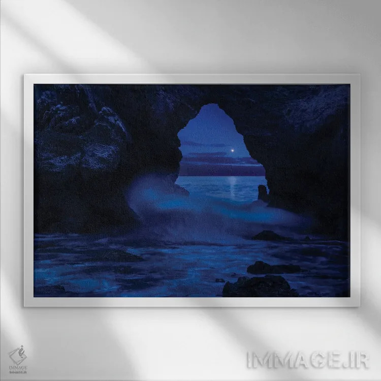 تابلو فقط رویاها اثر داستین لِفور - نمای قابدار سفید