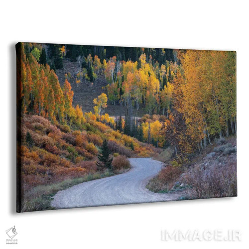 تابلو پاییز کوههای یوینتا اثر داستین لِفور - نمای پرسپکتیو محصول