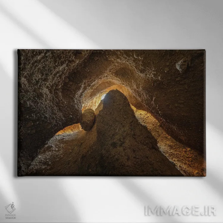 تابلو دره مارپیچ (سایدویندر) اثر داستین لِفور - نمای روبهرو روی دیوار