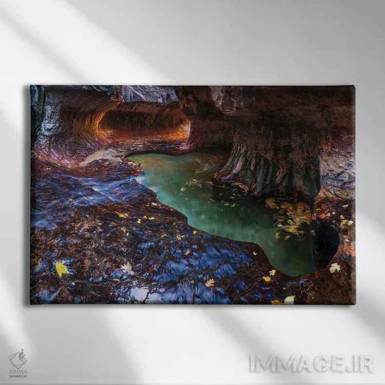 تابلو سابوی (راهآب طبیعی) اثر داستین لِفور - نمای روبهرو روی دیوار