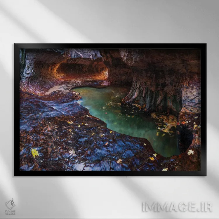 تابلو سابوی (راهآب طبیعی) اثر داستین لِفور - نمای قابدار مشکی