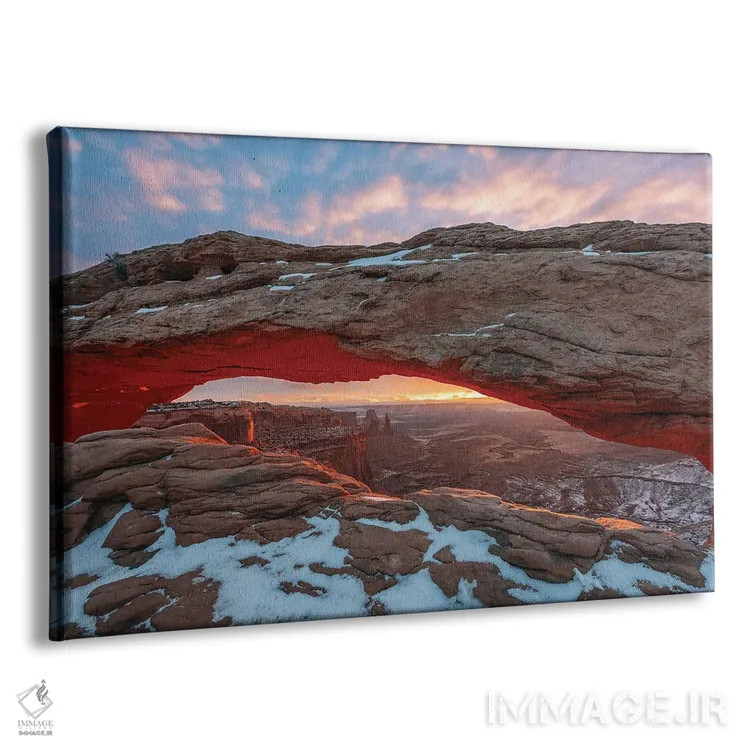 تابلو طلوع خورشید از طاق مسا اثر داستین لِفور - نمای پرسپکتیو محصول