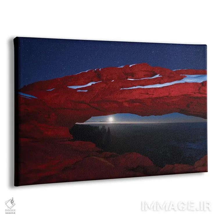 تابلو طلوع ماه آمریکایی اثر داستین لِفور - نمای پرسپکتیو محصول