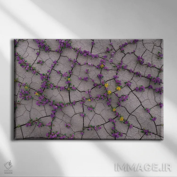 تابلو شکافتن (پیشروی) اثر داستین لِفور - نمای روبهرو روی دیوار