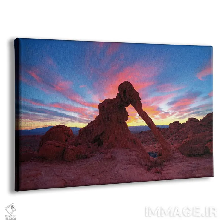 تابلو صخره فیل اثر داستین لِفور - نمای پرسپکتیو محصول