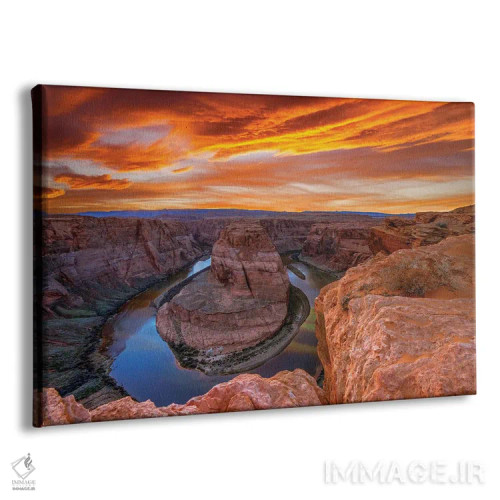 تابلو پیچ نعل اسب (منظرهٔ طبیعی) اثر داستین لِفور - نمای پرسپکتیو محصول