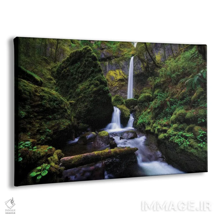 تابلو آبشار الوآ اثر داستین لِفور - نمای پرسپکتیو محصول