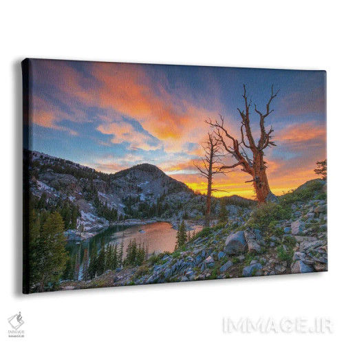 تابلو غروب بر دریاچه مری اثر داستین لِفور - نمای پرسپکتیو محصول