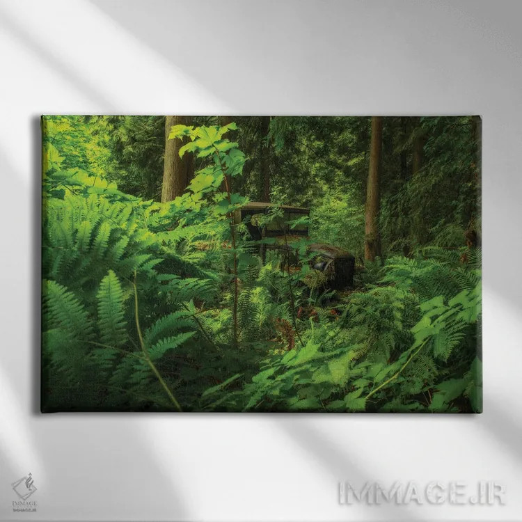 تابلو زنگزده شدن اثر داستین لِفور - نمای روبهرو روی دیوار