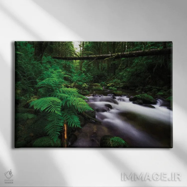 تابلو جوهرهٔ شمال غربی اثر داستین لِفور - نمای روبهرو روی دیوار