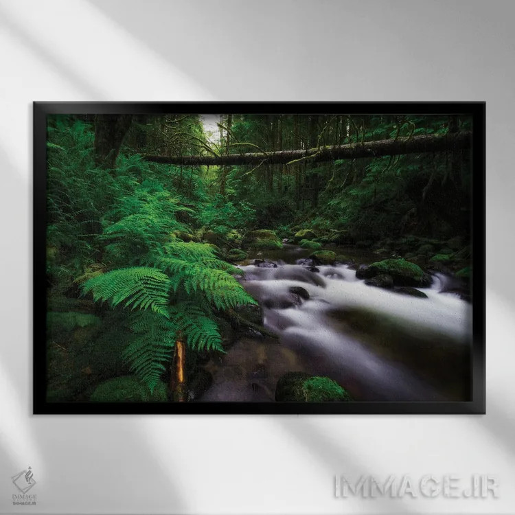 تابلو جوهرهٔ شمال غربی اثر داستین لِفور - نمای قابدار مشکی