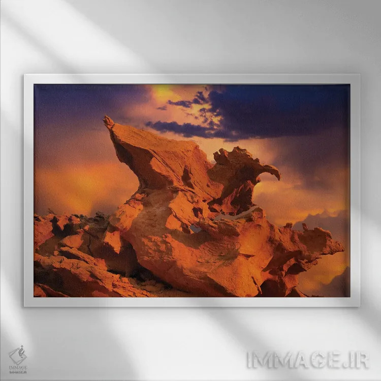 تابلو شور و شعف اثر داستین لِفور - نمای قابدار سفید