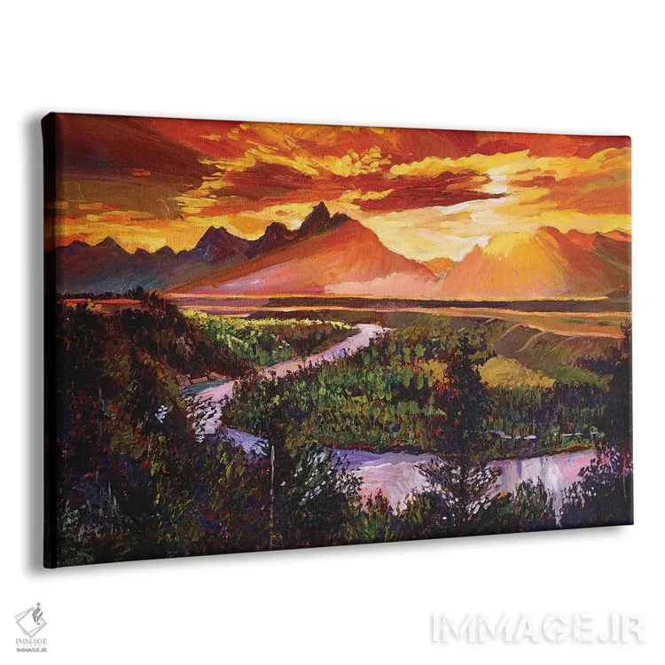 تابلو صبح باشکوه اثر دیوید لوید گلوور - نمای پرسپکتیو محصول