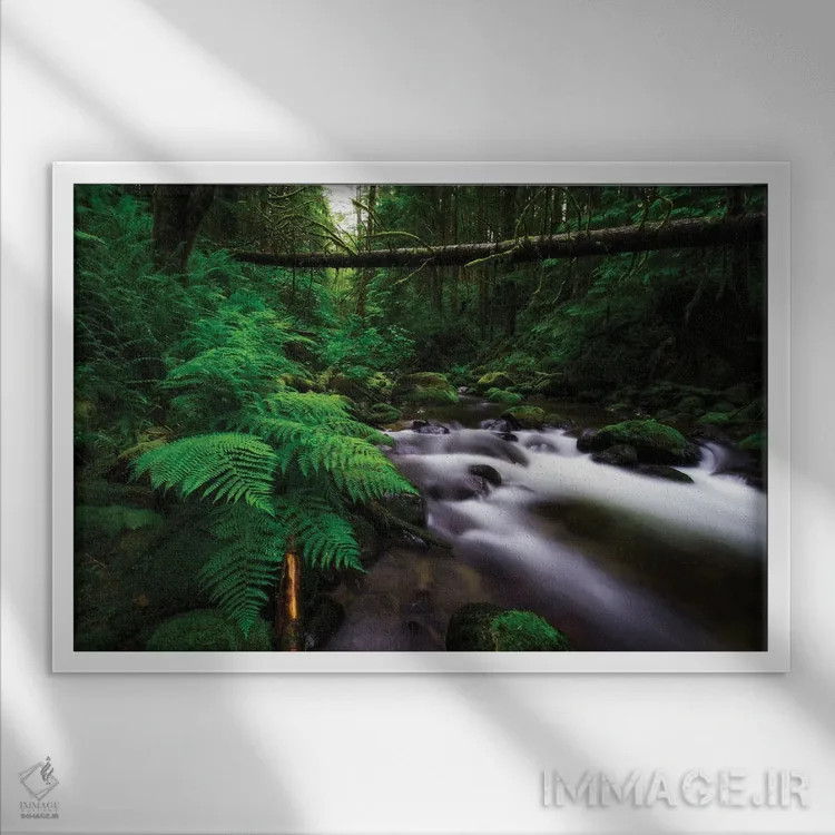 تابلو جوهرهٔ شمال غربی اثر داستین لِفور - نمای قابدار سفید