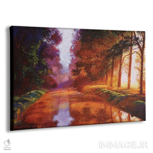 تابلو کوچهٔ اسرارآمیز اثر دیوید لوید گلوور - نمای پرسپکتیو محصول