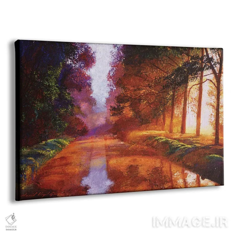 تابلو کوچهٔ اسرارآمیز اثر دیوید لوید گلوور - نمای پرسپکتیو محصول