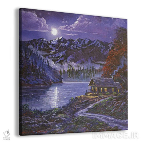 تابلو بازتاب سایه ماه اثر دیوید لوید گلوور - نمای پرسپکتیو محصول