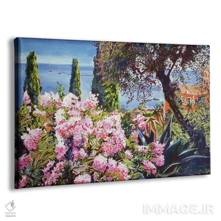 تابلو باغهای مدیترانهای اثر دیوید لوید گلوور - نمای پرسپکتیو محصول