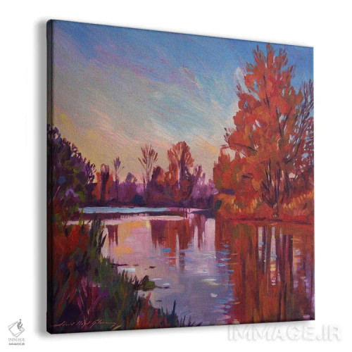 تابلو سکوت اکتبر اثر دیوید لوید گلوور - نمای پرسپکتیو محصول