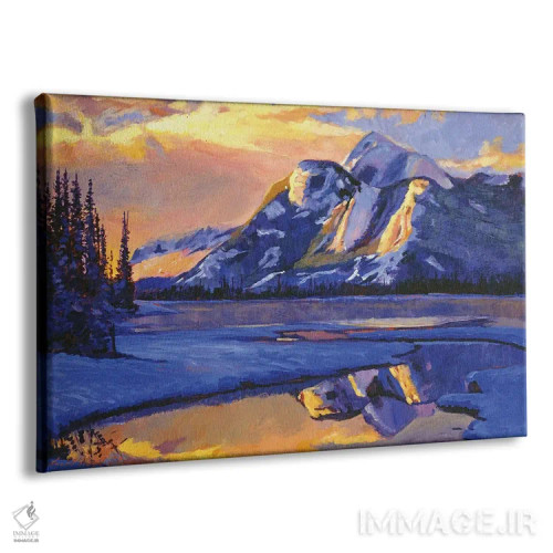 تابلو آبی یخزده اثر دیوید لوید گلوور - نمای پرسپکتیو محصول