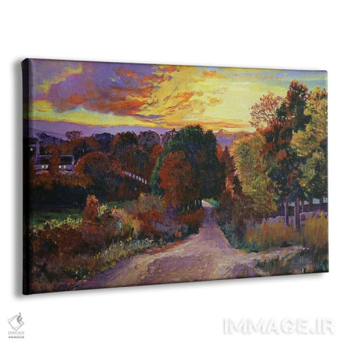 تابلو در راه بازگشت به خانه اثر دیوید لوید گلوور - نمای پرسپکتیو محصول