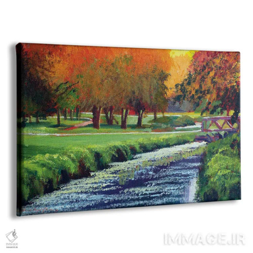 تابلو مسیر به سوی پل کوچک اثر دیوید لوید گلوور - نمای پرسپکتیو محصول