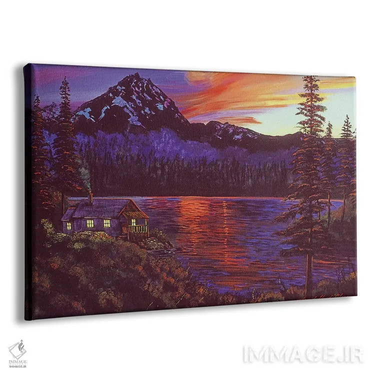 تابلو شب آرام اثر دیوید لوید گلوور - نمای پرسپکتیو محصول