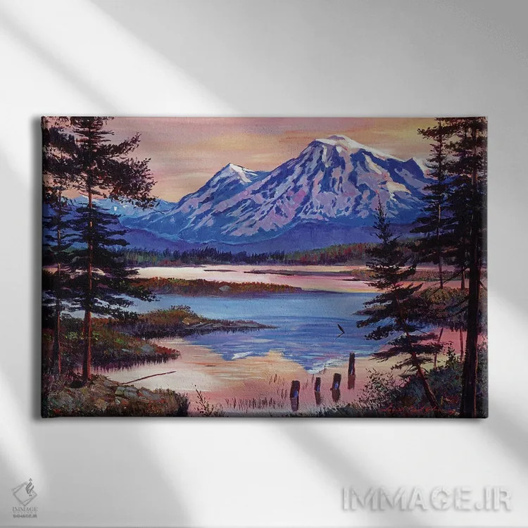 تابلو جوهره (کمال) اثر دیوید لوید گلوور - نمای روبهرو روی دیوار