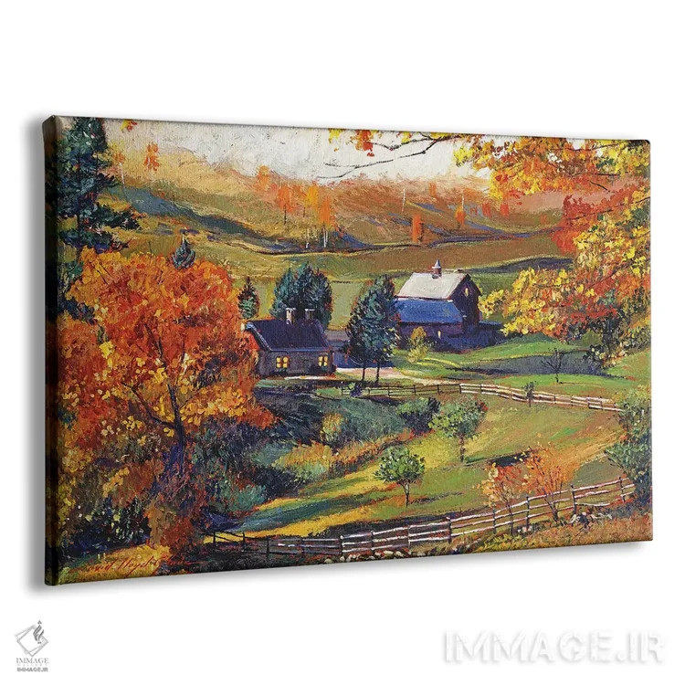 تابلو نزدیک شدن مه غلتان اثر دیوید لوید گلوور - نمای پرسپکتیو محصول