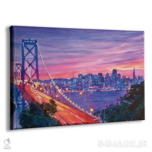 تابلو شبهای سانفرانسیسکو اثر دیوید لوید گلوور - نمای پرسپکتیو محصول