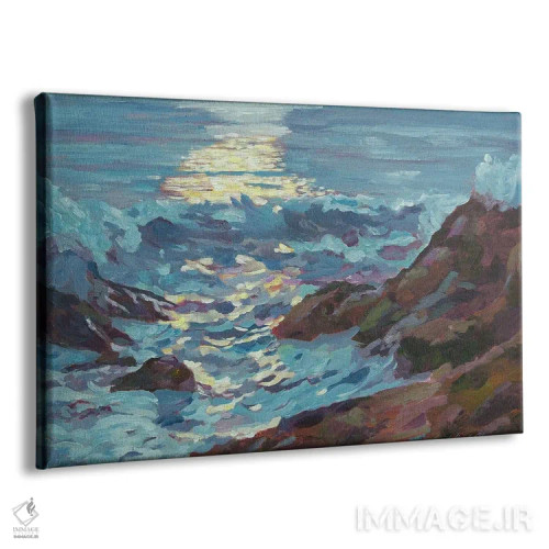 تابلو مهتاب نقرهای اثر دیوید لوید گلوور - نمای پرسپکتیو محصول