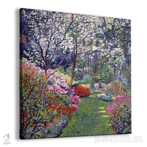 تابلو برداشتهای بهاری از پارک اثر دیوید لوید گلوور - نمای پرسپکتیو محصول