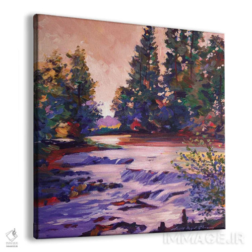 تابلو ذوب برف بهاری اثر دیوید لوید گلوور - نمای پرسپکتیو محصول