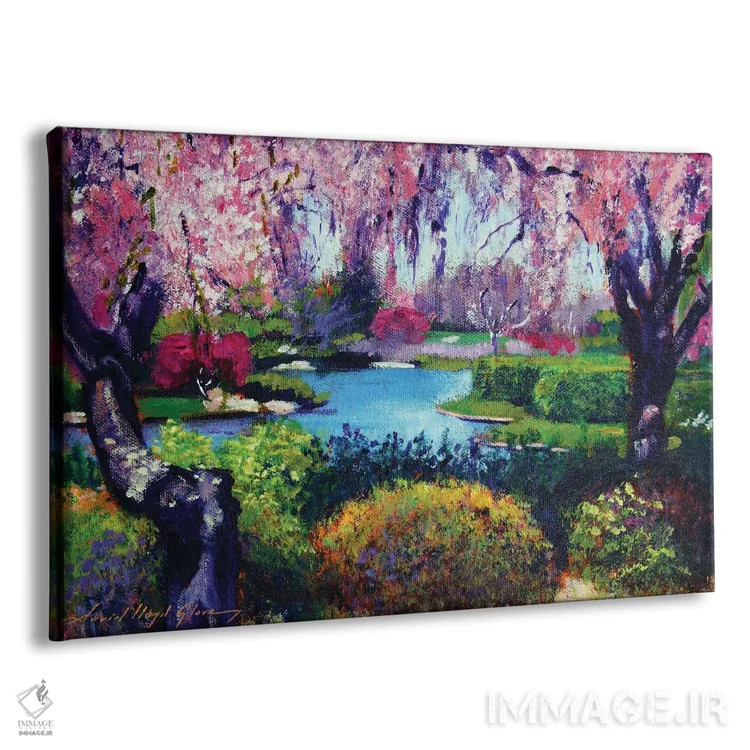 تابلو روز بهاری در پارک اثر دیوید لوید گلوور - نمای پرسپکتیو محصول