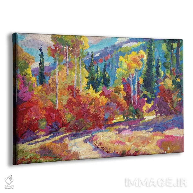 تابلو رنگهای نیوهمپشایر اثر دیوید لوید گلوور - نمای پرسپکتیو محصول