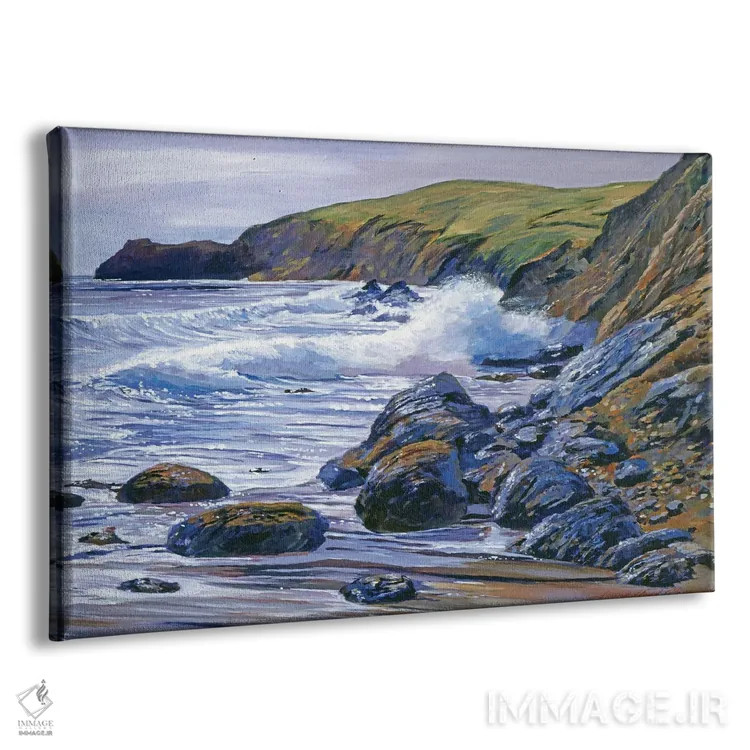 تابلو اقیانوس آرام درخشان اثر دیوید لوید گلوور - نمای پرسپکتیو محصول