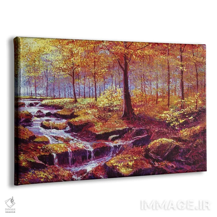 تابلو پاییز در پارک گلدسترِیم اثر دیوید لوید گلوور - نمای پرسپکتیو محصول