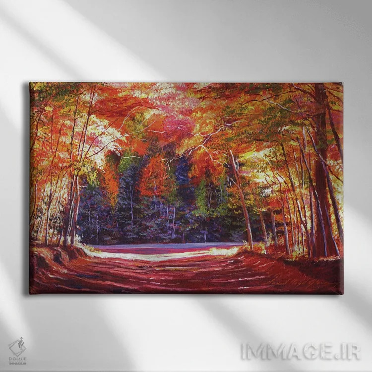 تابلو پایان راه اثر دیوید لوید گلوور - نمای روبهرو روی دیوار