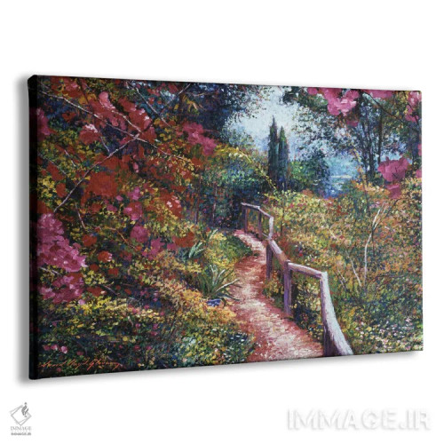 تابلو گل کاغذی توسکانی (ایتالیا) اثر دیوید لوید گلوور - نمای پرسپکتیو محصول