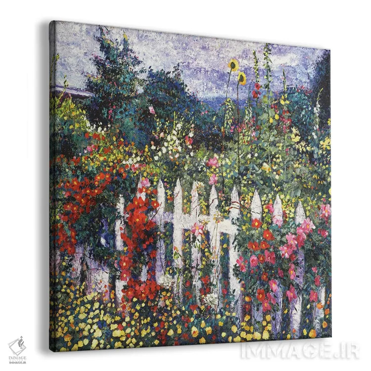 تابلو نردهٔ سفید چوبی اثر دیوید لوید گلوور - نمای پرسپکتیو محصول