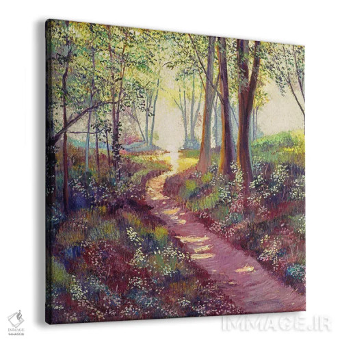 تابلو گلهای وحشی کنار مسیر اثر دیوید لوید گلوور - نمای پرسپکتیو محصول