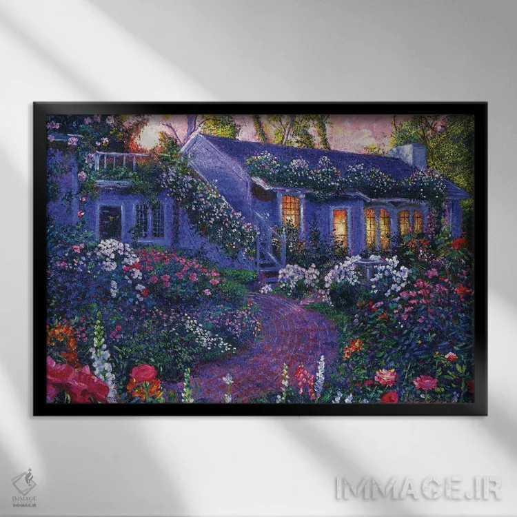 تابلو بازگشت به خانه اثر دیوید لوید گلوور - نمای قابدار مشکی