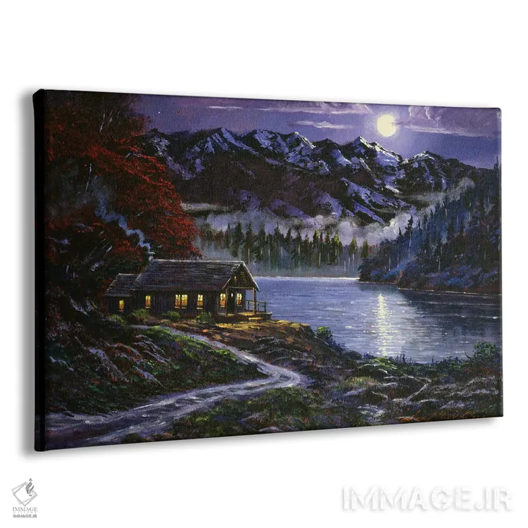 تابلو کلبهٔ مهتابی اثر دیوید لوید گلوور - نمای پرسپکتیو محصول