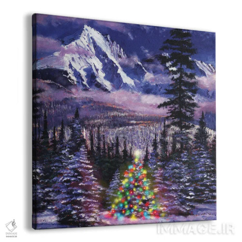 تابلو سرزمین درختان کریسمس اثر دیوید لوید گلوور - نمای پرسپکتیو محصول