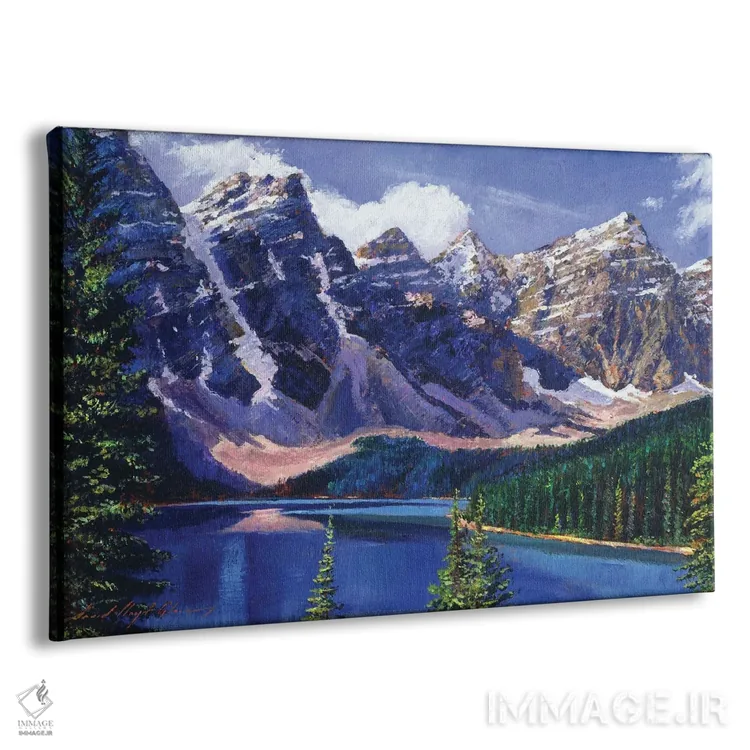 تابلو آبهای آبی کریستالی اثر دیوید لوید گلوور - نمای پرسپکتیو محصول