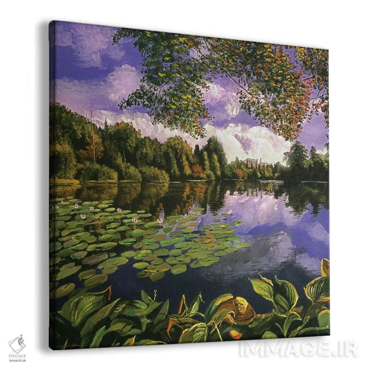 تابلو انعکاسهای شبانگاهی اثر دیوید لوید گلوور - نمای پرسپکتیو محصول