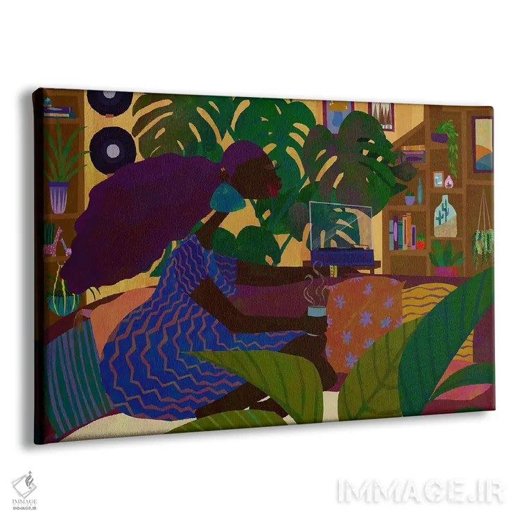 تابلو همنشینی با خود اثر دیلاشه آرتیستری (استودیو هنری) - نمای پرسپکتیو محصول