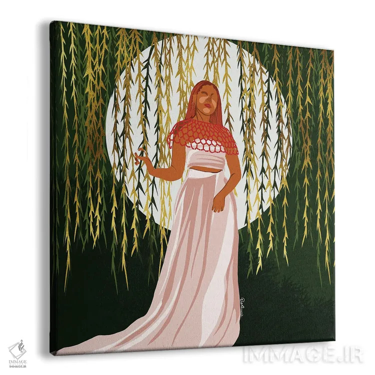 تابلو اثیری اثر دیلاشه آرتیستری (استودیو هنری) - نمای پرسپکتیو محصول