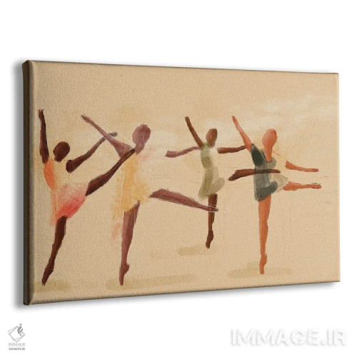 تابلو روی نوک انگشتان (اصطلاح باله) اثر دیلاشه آرتیستری (استودیو هنری) - نمای پرسپکتیو محصول