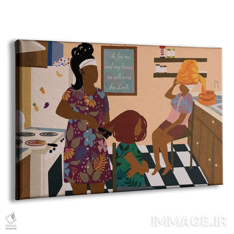 تابلو بذار فقط نوک موها رو حالت بدم اثر دیلاشه آرتیستری (استودیو هنری) - نمای پرسپکتیو محصول